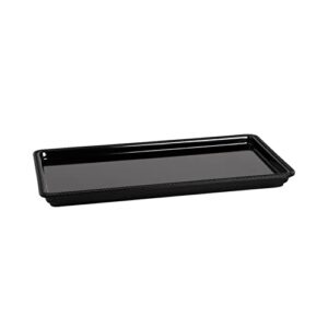 Black Rectangular Tray, 15" x 8" x 1"