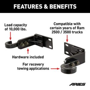 ARIES 35-5TOW Dodge, Ram 2500, 3500 Truck Bull Bar Tow Hooks