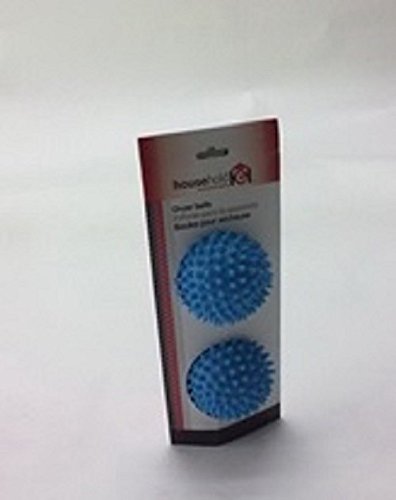 Household Essentials PVC Dryer Balls, Blue, Set of 2