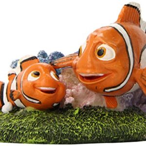 Penn-Plax Finding Nemo Resin Ornament for Aquariums, Nemo and Marlin, 4-Inch (NMR7)