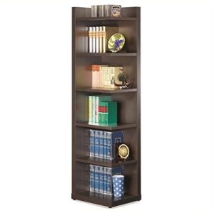 Coaster Furniture Corner Bookcase Cappuccino 800270