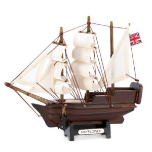 gifts & decor historical nautical decor mini mayflower ship model collectible
