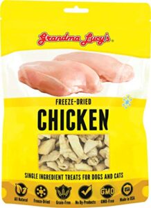 grandma lucy's - singles chicken pet treats – 3.5oz