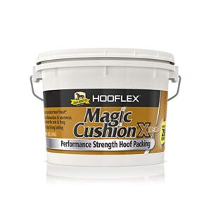 absorbine hooflex magic cushion xtreme, veterinary formulated fast-acting relief, reduce hoof heat for up to 24 hours, 4 lb tub