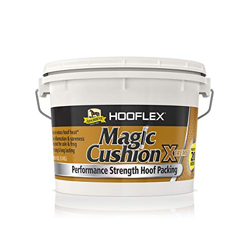 Absorbine Hooflex Magic Cushion Xtreme, Veterinary Formulated Fast-Acting Relief, Reduce Hoof Heat for up to 24 Hours, 4 lb Tub