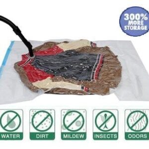 4 PACK JUMBO / Extra Large Space Saver Vacuum Seal Storage Bags Combo Deal