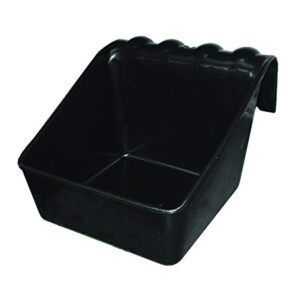 Little Giant SBPU Universal Block Holder and Feeder; Grain/Supplement Feeder for Cattle, Horses, Goats, Sheep, Alpacas & Llamas; Polypropylene Plastic, Holds 50-Lb or 6.5 Quarts, 12.63"x14.25"x9.69"