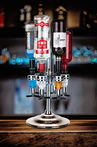 Final Touch 6 Bottle Rotating Liquor Dispenser/Bar Caddy (FTA1816)