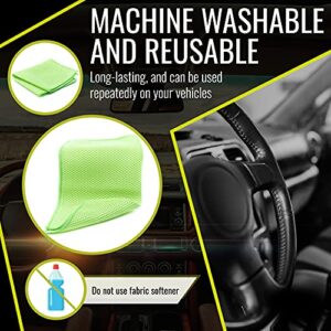 Bugslide Microfiber Mesh X-Treme Cleaning Cloth - Cleans and Polishes all Vehicle Surfaces without Scratching, Waffle Weave for Extra Cleaning Power, Use with all Bugslide Cleaning Products