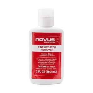 novus 7033 | plastic clean & shine | fine scratch remover #2 | 2 ounce bottle