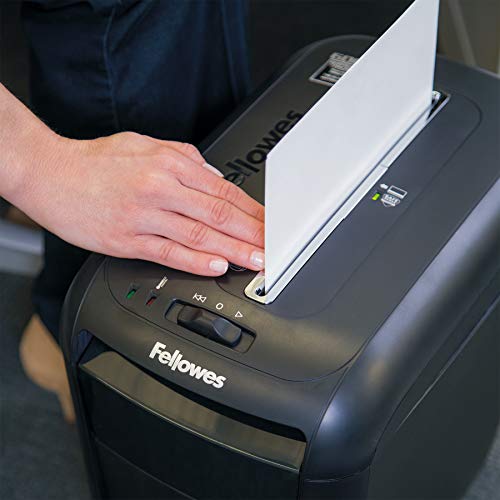 Fellowes Powershred 60Cs 10-Sheet Cross-Cut Paper and Credit Card Shredder with SafeSense Technology (4606001)