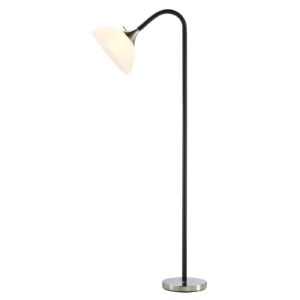 Adesso 7007-01 Gander Floor Lamp, 71 in., 150 W Incandescent/equiv. CFL, Black Foam, 1 Floor Lamp