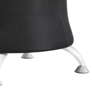 Safco Zenergy Ball Chair - Low Profile Active Seating to Improve Posture & Muscle Strength - 23" or 20" Seat Heights - 250 lb Capacity - Black - Pefrect at Office Desk & Classrooms