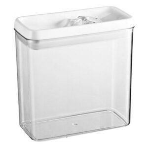 felli flip tite acrylic food storage rectangular canister, 91 oz. (1)