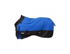 tough-1 1200d snuggit turnout 200g 78in royal blue