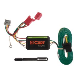 CURT 56161 Vehicle-Side Custom 4-Pin Trailer Wiring Harness, Fits Select Honda Odyssey, Black