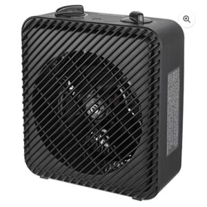 Pelonis Personal Mini Fan Forced Heater 3 Heat Settings-adjustable Thermostat