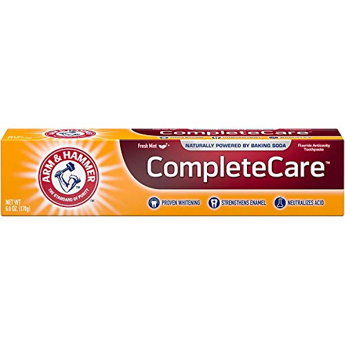 ARM & HAMMER Complete Care Fluoride Anticavity Toothpaste, Fresh Mint 6 oz (Pack of 3)