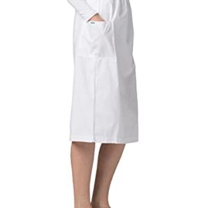 Adar Universal Scrub Skirts for Women - A-Line Cargo Pocket Scrub Skirt - 703 - White - L