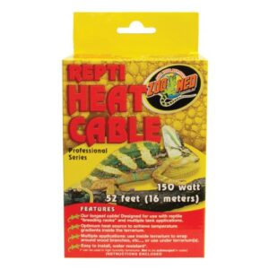 repti - care heat cable 150watt 52ft by bnd