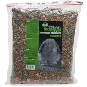drs. foster and smith signature series premium adult pet rabbit food, 5 lbs.