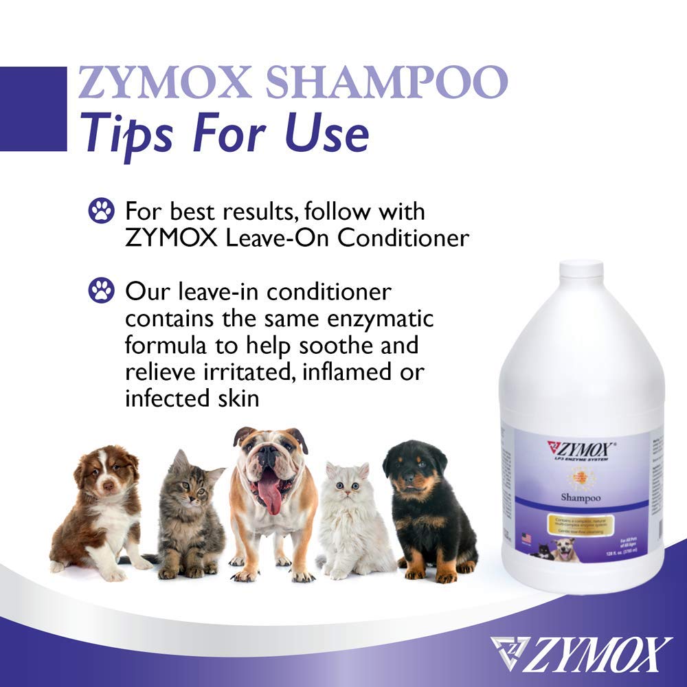 Zymox Anti-Itch Shampoo for Dogs and Cats, 1 gal