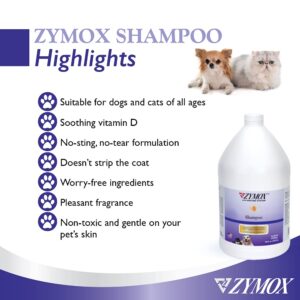 Zymox Anti-Itch Shampoo for Dogs and Cats, 1 gal