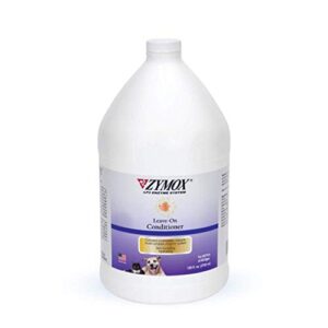 zymox leave-in conditioner with vitamin d3 for cats & dogs, 1gal