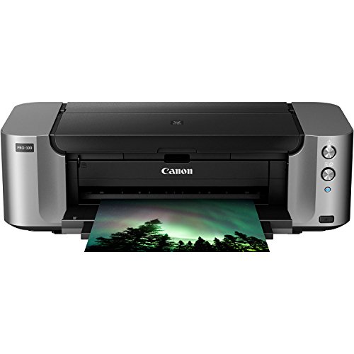 Canon Pixma Pro-100 Wireless Color Professional Inkjet Printer with Airprint and Mobile Device Printing