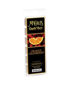 mccalls candles bars | orange cranberry| highly scented & long lasting | premium wax & fragrance | made in the usa | 5.5 oz