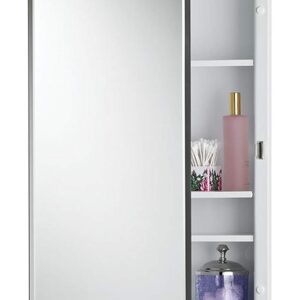 Jensen 1459MOD Horizon Frameless Single-Door Recessed Medicine Cabinet