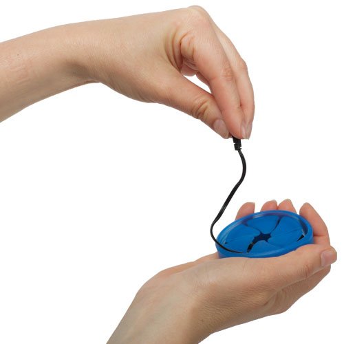 Digital Innovations The Nest – Tangle-Free Earphone / Earbud Case, Durable and Compact Storage System, Blue