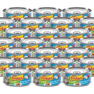 Cat Food, Ocean Whitefish & Tuna, 5.5-oz. Can, Pack of 24