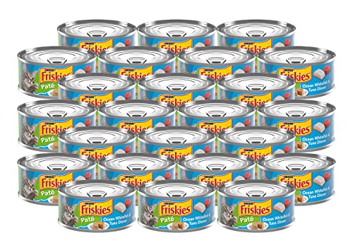 Cat Food, Ocean Whitefish & Tuna, 5.5-oz. Can, Pack of 24