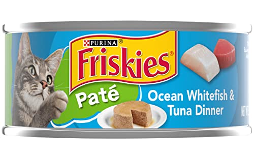 Cat Food, Ocean Whitefish & Tuna, 5.5-oz. Can, Pack of 24