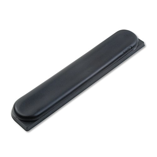 Safco 90208 SoftSpot Proline Sculpted Keyboard Wrist Rest Black