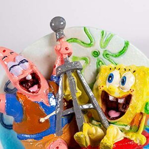Penn Plax SpongeBob and Patrick on a Buoy Aquarium Ornament