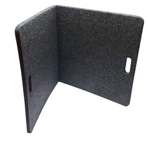 bedrug | folding track mat / knee protection mat | trailerware | 2' x 4' / charcoal grey | tw2x4mat