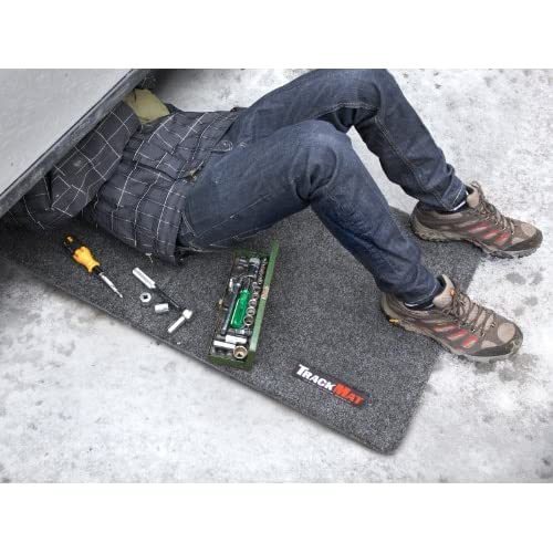 Bedrug | Folding Track Mat / Knee Protection Mat | TrailerWare | 2' x 4' / Charcoal Grey | TW2X4MAT