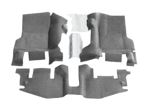 BedRug Jeep Kit - BedTred BTTJ97F fits 97-06 WRANGLER TJ/LJ FRONT 3PC FLOOR KIT (WITH CENTER CONSOLE) - INCLUDES HEAT SHIELDS