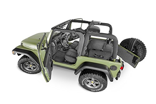 BedRug Jeep Kit - BedTred BTTJ97F fits 97-06 WRANGLER TJ/LJ FRONT 3PC FLOOR KIT (WITH CENTER CONSOLE) - INCLUDES HEAT SHIELDS