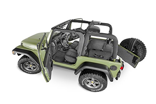 BedRug Jeep Kit - BedTred BTTJ97F fits 97-06 WRANGLER TJ/LJ FRONT 3PC FLOOR KIT (WITH CENTER CONSOLE) - INCLUDES HEAT SHIELDS