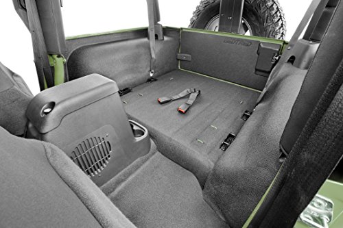 BedRug Jeep Kit - BedTred BTTJ97R fits 97-06 TJ 97-06 REAR 4PC CARGO KIT (INCLUDES TAILGATE)