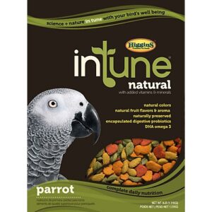 higgins 466254 higg intune food for parrot,multicolor