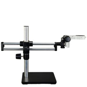 omax dual-bar ball bearing boom stand for stereo microscopes with standard 76mm ring rack