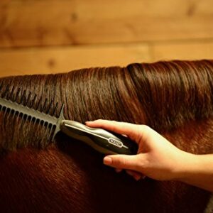 WAHL Professional Animal Equine Grooming Mane and Braiding Horse Comb, Black (858708)