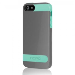 incipio iph-839 ovrmld for iphone 5-1 pack - retail packaging - turqoise/gray