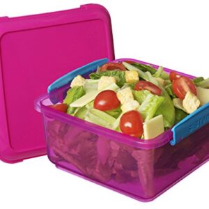 Sistema Lunch Plus Lunch Box | 1.2 L | BPA-Free | Assorted Colours