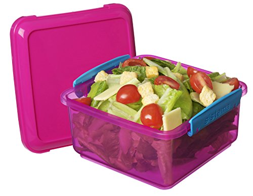 Sistema Lunch Plus Lunch Box | 1.2 L | BPA-Free | Assorted Colours