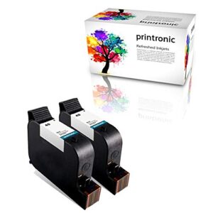 printronic remanufactured ink cartridge replacement for hp 40 51640a (2 black)